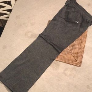 Under Armour dark gray sweat pants with drawstring